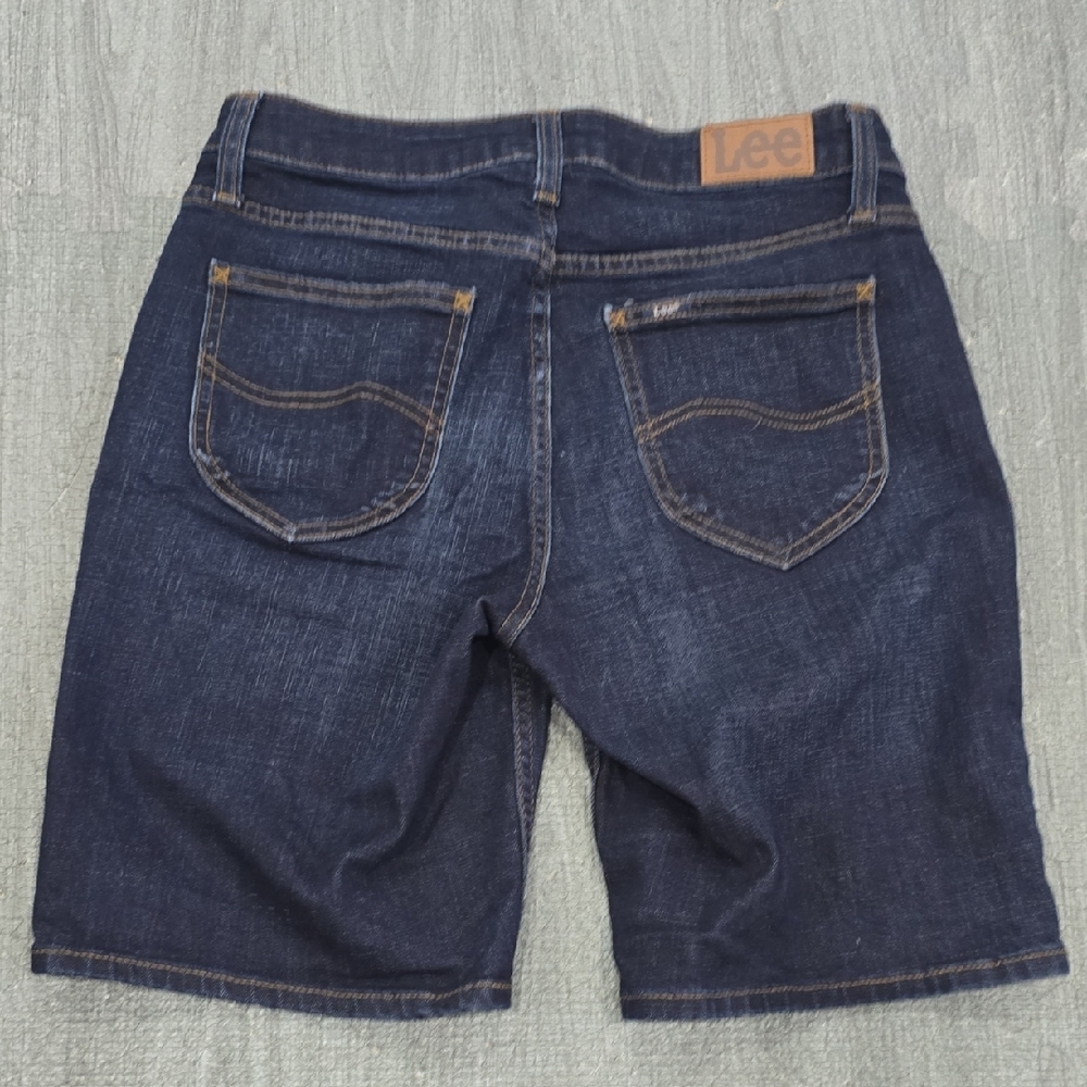 Lee Indigo Denim Shorts - Picture 2 of 4